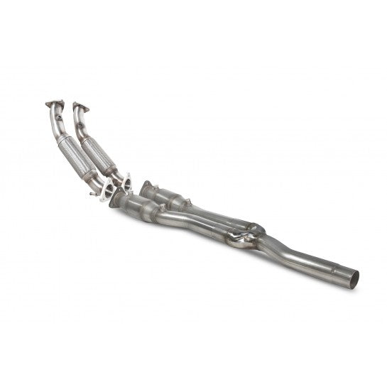 Scorpion Exhausts - Volkswagen Golf MK5 R32 - Twin Downpipe Section (With or without cat)