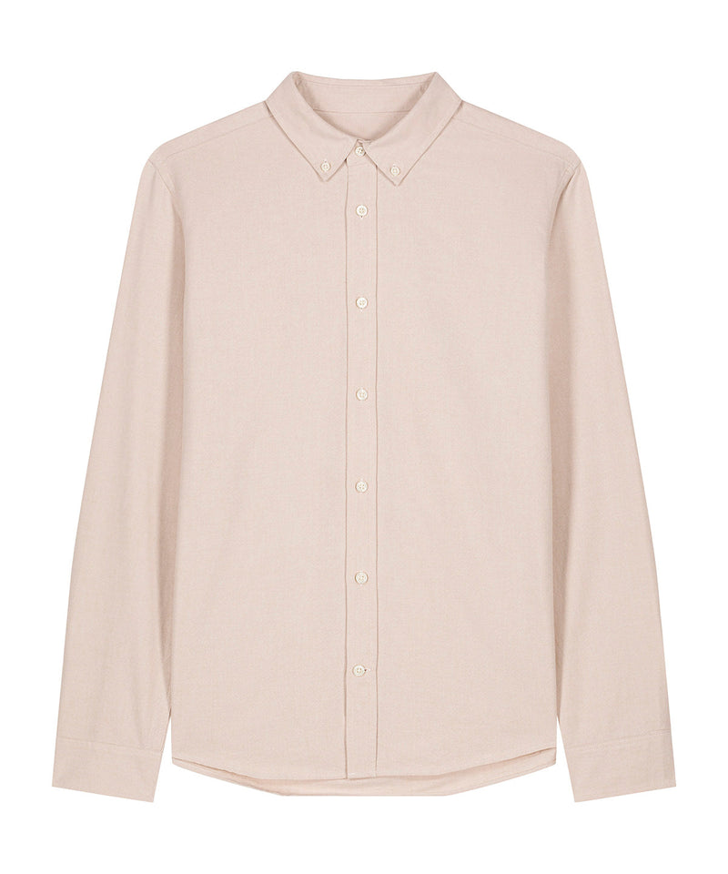 Organic Cotton Oxford Long Sleeve Shirt: Mens