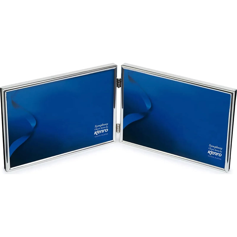 Kenro Symphony Classic 7x5 Silver Plated Twin Landscape Frame