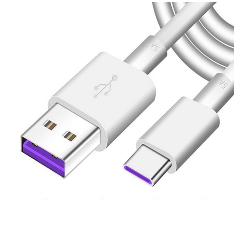 5A USB to USB-C / Type-C Mobile Phone Tablet PC Universal Super Fast Charging Data Cable, 1m, 1.5m, 2m
