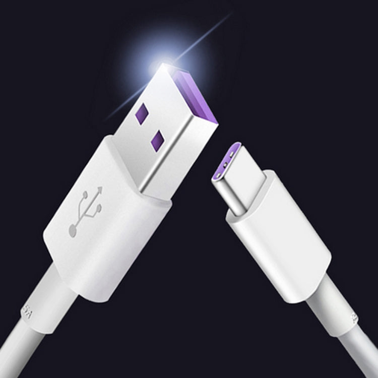 5A USB to USB-C / Type-C Mobile Phone Tablet PC Universal Super Fast Charging Data Cable, 1m, 1.5m, 2m