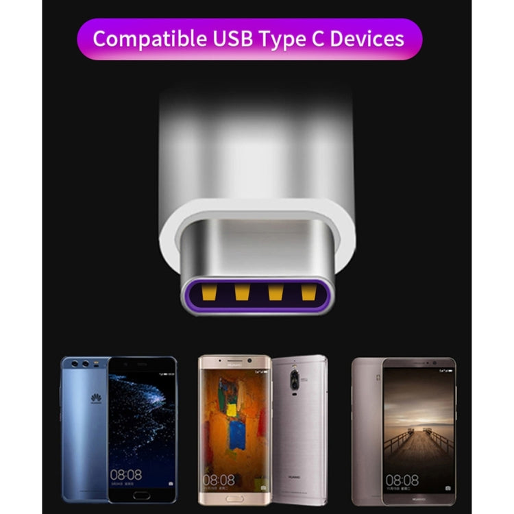 5A USB to USB-C / Type-C Mobile Phone Tablet PC Universal Super Fast Charging Data Cable, 1m, 1.5m, 2m