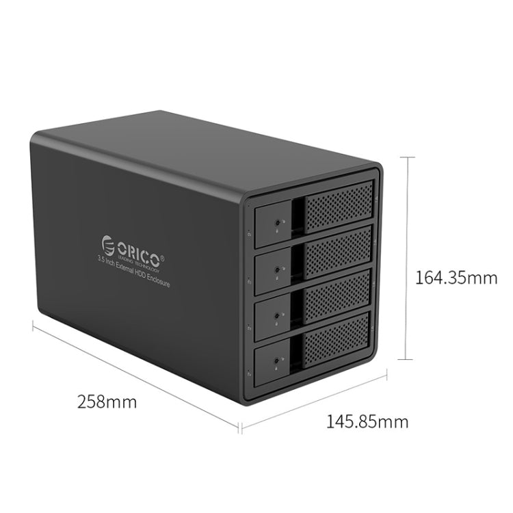 ORICO 9548U3-BK 3.5-Inch Multi-Bay Hard Drive Enclosure