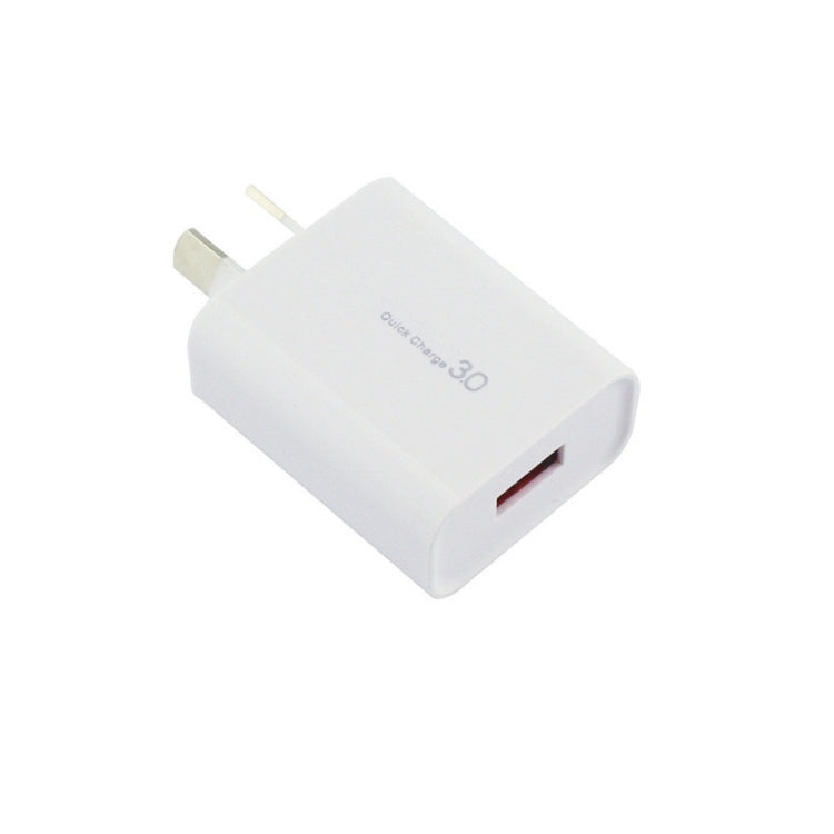 QC 3.0 18W 3A Single USB Interface Charger, AU Plug