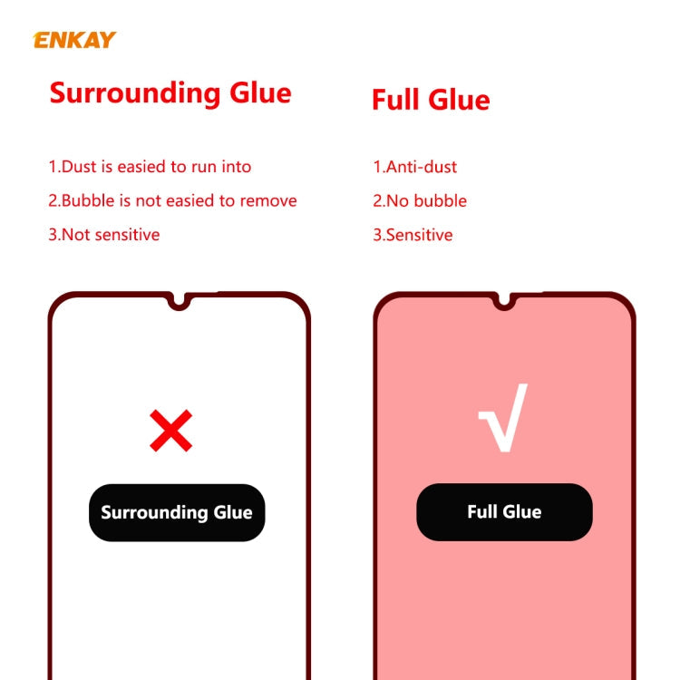 2 PCS ENKAY Hat-Prince Full Glue 0.26mm 9H 2.5D Tempered Glass Full Coverage Film, For Xiaomi Mi 10 Lite /Redmi 10X 5G, For Redmi 10X 4G / Redmi Note 9, For Redmi Note 9S / Note 9 Pro, For Huawei P40, For Huawei P40 Lite, For Huawei Y5p, For Huawei Y6p...