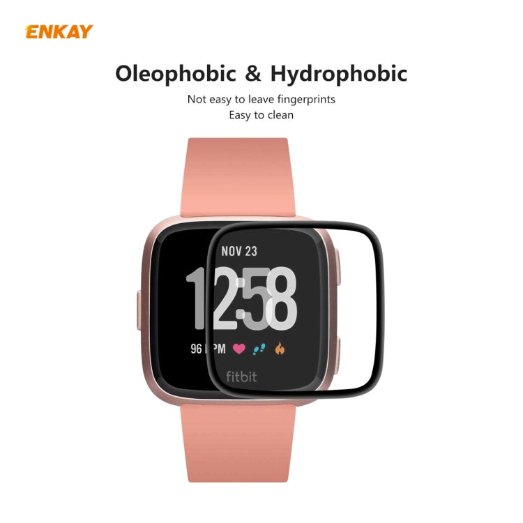 For Fitbit Versa 3 / Fitbit Sense ENKAY Hat-Prince 3D Full Screen Soft PC Edge + PMMA HD Screen Protector Film, For Fitbit Versa 3 / Fitbit Sense (1 PC), For Fitbit Versa 3 / Fitbit Sense (2 PCS), For Fitbit Versa 3 / Fitbit Sense (5 PCS)...