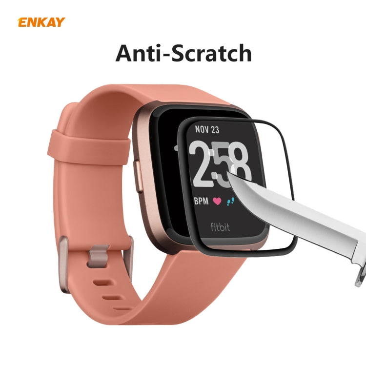 For Fitbit Versa 3 / Fitbit Sense ENKAY Hat-Prince 3D Full Screen Soft PC Edge + PMMA HD Screen Protector Film, For Fitbit Versa 3 / Fitbit Sense (1 PC), For Fitbit Versa 3 / Fitbit Sense (2 PCS), For Fitbit Versa 3 / Fitbit Sense (5 PCS)...