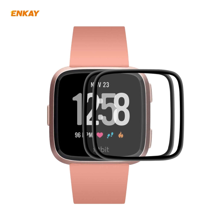 For Fitbit Versa 3 / Fitbit Sense ENKAY Hat-Prince 3D Full Screen Soft PC Edge + PMMA HD Screen Protector Film, For Fitbit Versa 3 / Fitbit Sense (1 PC), For Fitbit Versa 3 / Fitbit Sense (2 PCS), For Fitbit Versa 3 / Fitbit Sense (5 PCS)...