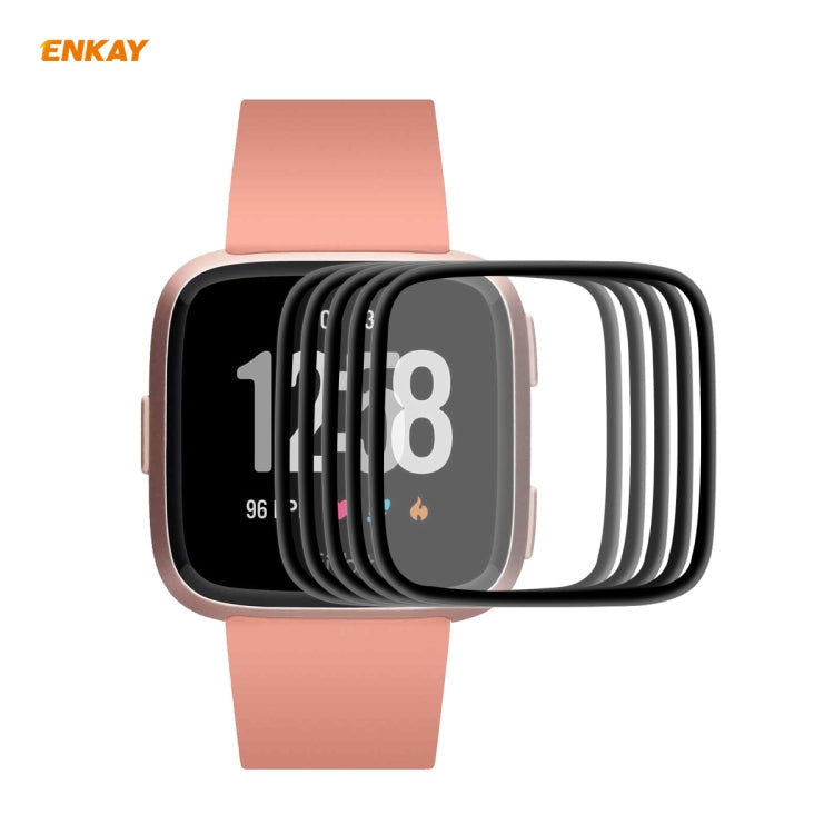 For Fitbit Versa 3 / Fitbit Sense ENKAY Hat-Prince 3D Full Screen Soft PC Edge + PMMA HD Screen Protector Film, For Fitbit Versa 3 / Fitbit Sense (1 PC), For Fitbit Versa 3 / Fitbit Sense (2 PCS), For Fitbit Versa 3 / Fitbit Sense (5 PCS)...