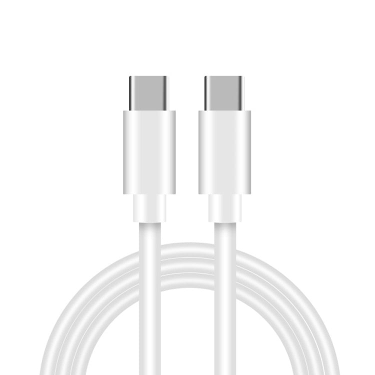 2 in 1 PD 20W Single USB-C / Type-C Port Travel Charger + 3A PD 3.0 USB-C / Type-C to USB-C / Type-C Fast Charge Data Cable Set, Cable Length: 1m, US Plug, 20W 1m