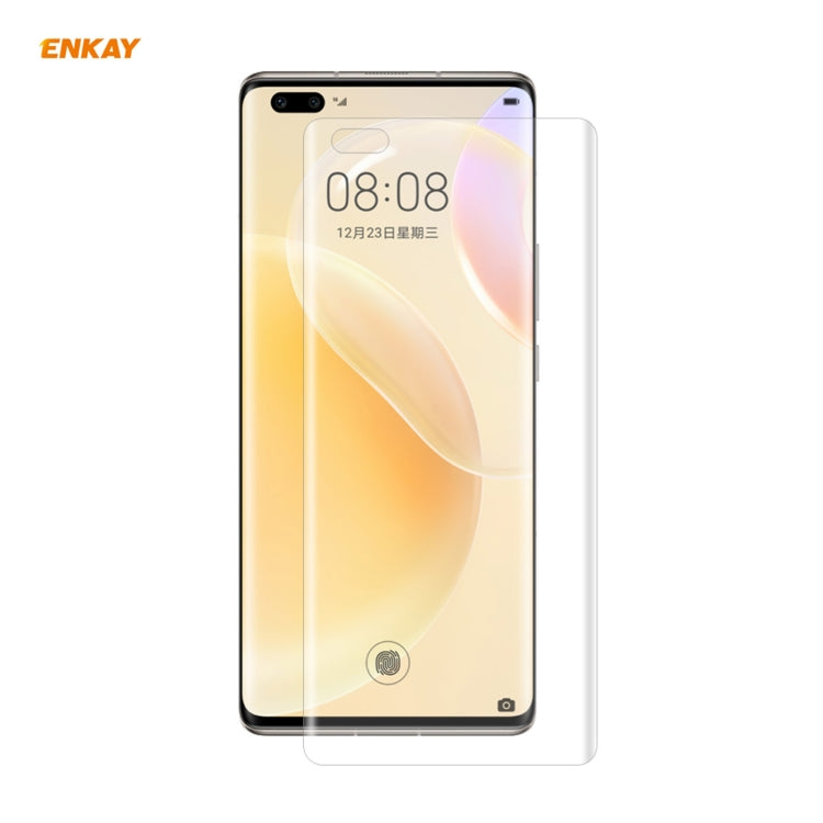 ENKAY Hat-Prince 3D Full Screen PET Curved Hot Bending HD Screen Protector Soft Film Support Fingerprint Unlock, For Xiaomi MI 11, For Huawei Nova 8, For Huawei Nova 8 Pro