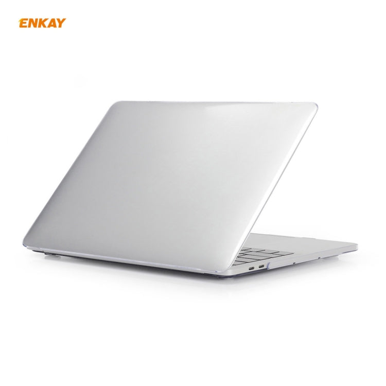 ENKAY 3 in 1 Crystal Laptop Protective Case + EU Version TPU Keyboard Film + Anti-dust Plugs Set for MacBook Pro 13.3 inch A1708 (without Touch Bar), For MacBook Pro 13.3 inch A1708 (without Touch Bar)