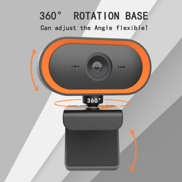 C11 2K Picture Quality HD Without Distortion 360 Degrees Rotate Built-in Microphone Sound Clear Webcams with Tripod