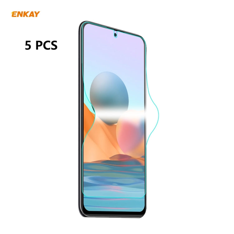 5 PCS ENKAY Hat-Prince Full Glue Full Coverage Screen Protector Explosion-proof Hydrogel Film, For Motorola Moto G30 / G20 / G10(5pcs), For Xiaomi Mi 11X / 11X Pro / 11i(5pcs), For Xiaomi Redmi K40 Gaming(5pcs), For Xiaomi Mi 11 Ultra(5pcs)...