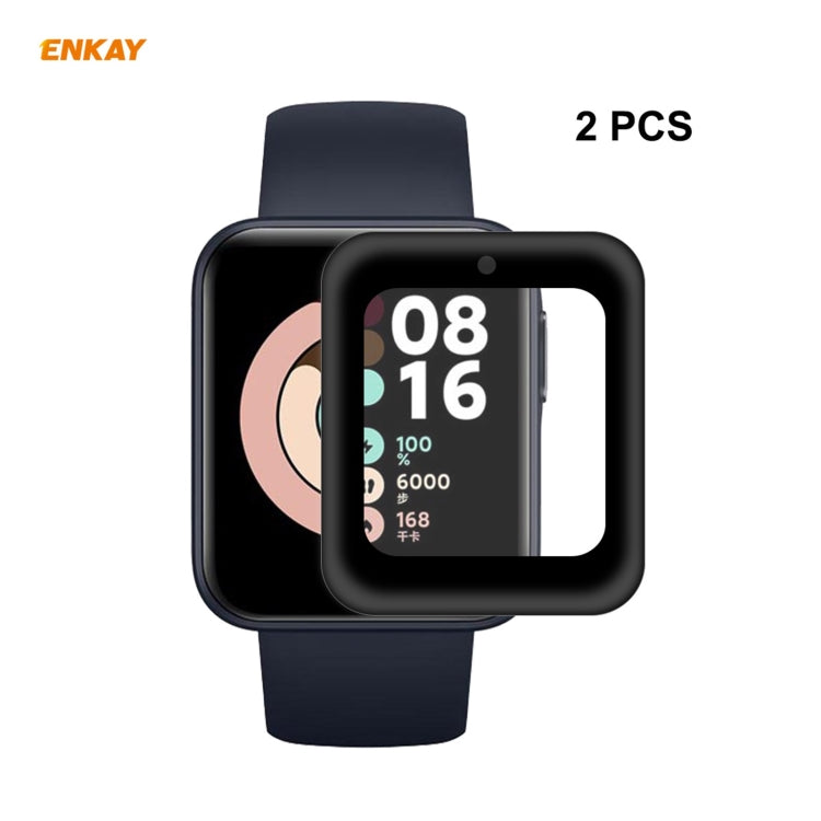 2 PCS ENKAY Hat-Prince 3D Full Screen Soft PC Edge + PMMA HD Screen Protector Film, For Redmi Watch (2 PCS), For Huawei B6 (2 PCS), For Venu 2 / Vivoactive 4 45mm (2 PCS), For Garmin Venu 2S / Vivoactive 4S 40mm (2 PCS)...