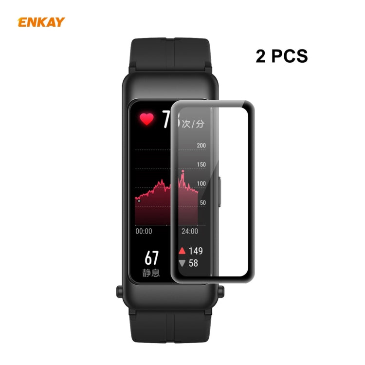 2 PCS ENKAY Hat-Prince 3D Full Screen Soft PC Edge + PMMA HD Screen Protector Film, For Venu 2 / Vivoactive 4 45mm (2 PCS), For Garmin Venu 2S / Vivoactive 4S 40mm (2 PCS), For Redmi Watch (2 PCS), For Huawei B6 (2 PCS)...