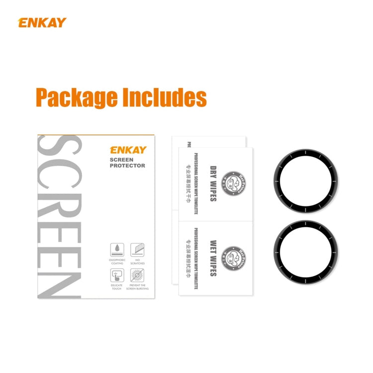 2 PCS ENKAY Hat-Prince 3D Full Screen Soft PC Edge + PMMA HD Screen Protector Film, For Redmi Watch (2 PCS), For Huawei B6 (2 PCS), For Venu 2 / Vivoactive 4 45mm (2 PCS), For Garmin Venu 2S / Vivoactive 4S 40mm (2 PCS)...