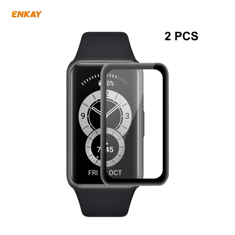 2 PCS ENKAY Hat-Prince 3D Full Screen Soft PC Edge + PMMA HD Screen Protector Film, For Redmi Watch (2 PCS), For Huawei B6 (2 PCS), For Venu 2 / Vivoactive 4 45mm (2 PCS), For Garmin Venu 2S / Vivoactive 4S 40mm (2 PCS)...