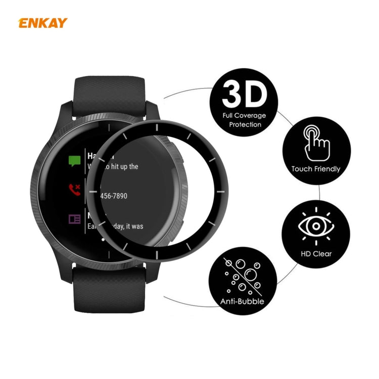 10 PCS ENKAY Hat-Prince 3D Full Screen Soft PC Edge + PMMA HD Screen Protector Film, For Garmin Venu 2S / Vivoactive 4S 40mm (10 PCS), For Redmi Watch (10 PCS), For Huawei B6 (10 PCS), For Venu 2 / Vivoactive 4 45mm (10 PCS)...