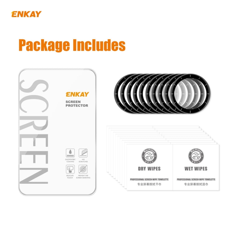 10 PCS ENKAY Hat-Prince 3D Full Screen Soft PC Edge + PMMA HD Screen Protector Film, For Garmin Venu 2S / Vivoactive 4S 40mm (10 PCS), For Redmi Watch (10 PCS), For Huawei B6 (10 PCS), For Venu 2 / Vivoactive 4 45mm (10 PCS)...