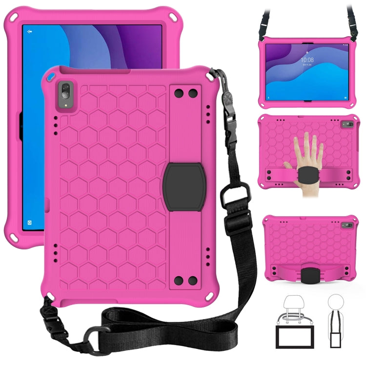 Honeycomb Design EVA + PC Material Four Corner Anti Falling Flat Protective Shell with Strap, For Lenovo Tab M10 TB-X505X/F, For Lenovo Smart Tab M10 TB-605F, For Lenovo Smart Tab M10 TB-606F