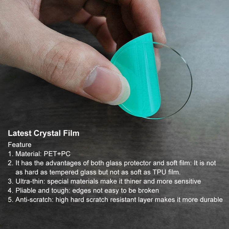 For Samsung Galaxy Watch4 44mm ENKAY Hat-Prince Crystal Screen Protector Anti-scratch Watch Film, 1 PCS, 2 PCS