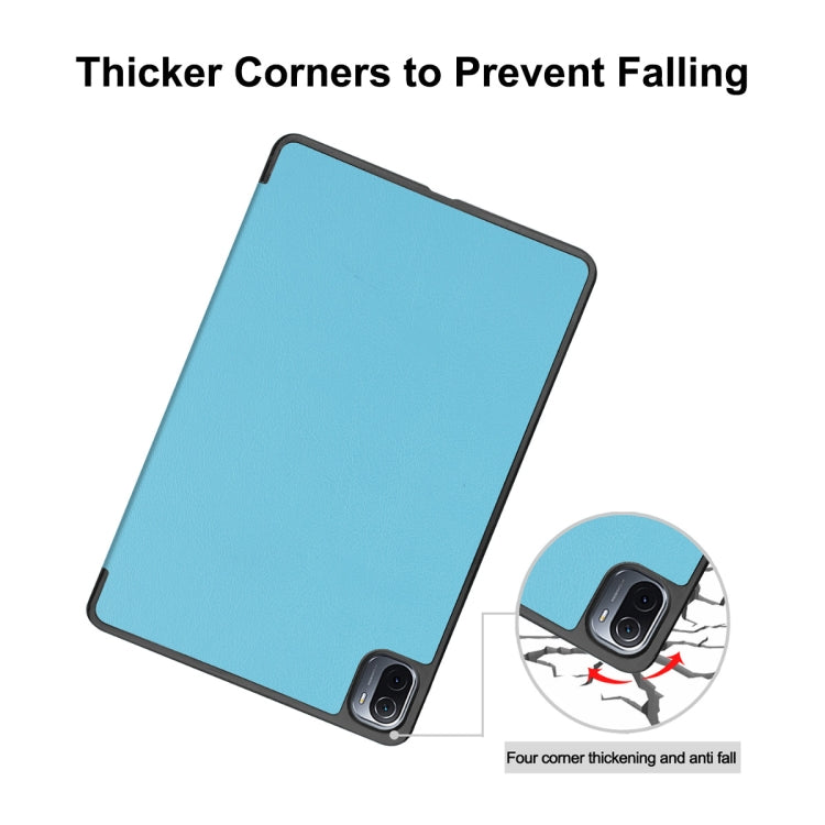 For Xiaomi Mi Pad 5 / 5 Pro ENKAY Custer Texture Horizontal Flip PU+PC Leather Case with Three-folding Holder & Sleep / Wake-up Function, For Xiaomi Mi Pad 5 / 5 Pro