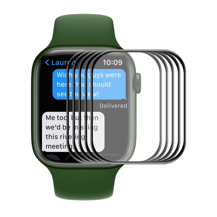 ENKAY Hat-Prince Case Friendly 3D Full Screen PET Curved Hot Bending HD Screen Protector Film For Apple Watch Series 9 / 8 / 7 41mm, 1 PC For Apple Watch Series 7 41mm, 2 PCS For Apple Watch Series 7 41mm, 5 PCS For Apple Watch Series 7 41mm...