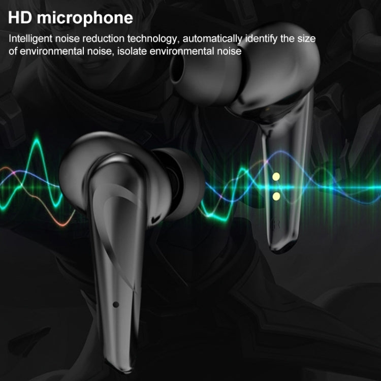 TWS-G11 Bluetooth 5.0 Low Latency TWS Stereo Gaming Earphone with Cool LED