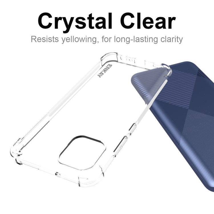 ENKAY Transparent TPU Shockproof Case, For Samsung Galaxy A03 4G 164mm, For Samsung Galaxy A03 4G 166mm, For Samsung Galaxy A03s 4G EU Version, For Samsung Galaxy A13 5G, For Samsung Galaxy M52 5G, For Samsung Galaxy S22 5G, For Samsung Galaxy S22+ 5G...