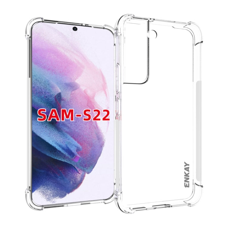 ENKAY Transparent TPU Shockproof Case, For Samsung Galaxy A03 4G 164mm, For Samsung Galaxy A03 4G 166mm, For Samsung Galaxy A03s 4G EU Version, For Samsung Galaxy A13 5G, For Samsung Galaxy M52 5G, For Samsung Galaxy S22 5G, For Samsung Galaxy S22+ 5G...