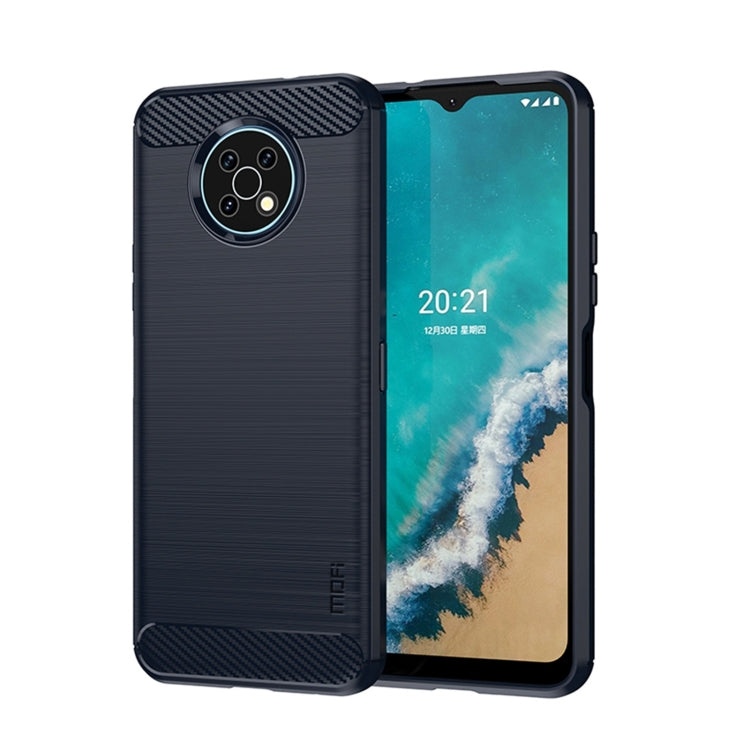 MOFI Gentleness Brushed Carbon Fiber Soft TPU Case, For Nokia G50, For Samsung Galaxy A53 5G, For Sony Xperia Pro-I, For OnePlus 10 Pro 5G, For OnePlus Nord CE 5G
