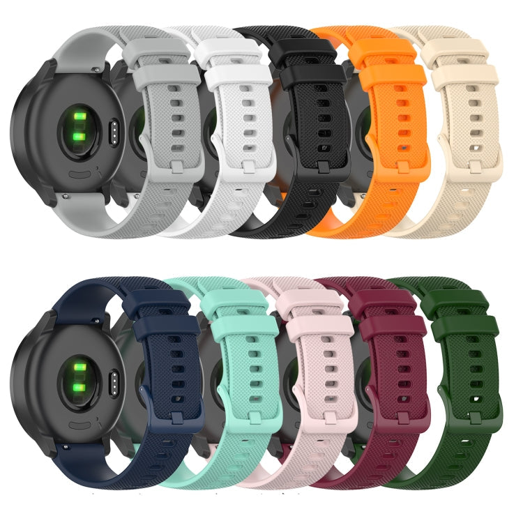 Small Lattice Silicone Sports Strap, For Garmin Forerunner 158, For Garmin Forerunner 55