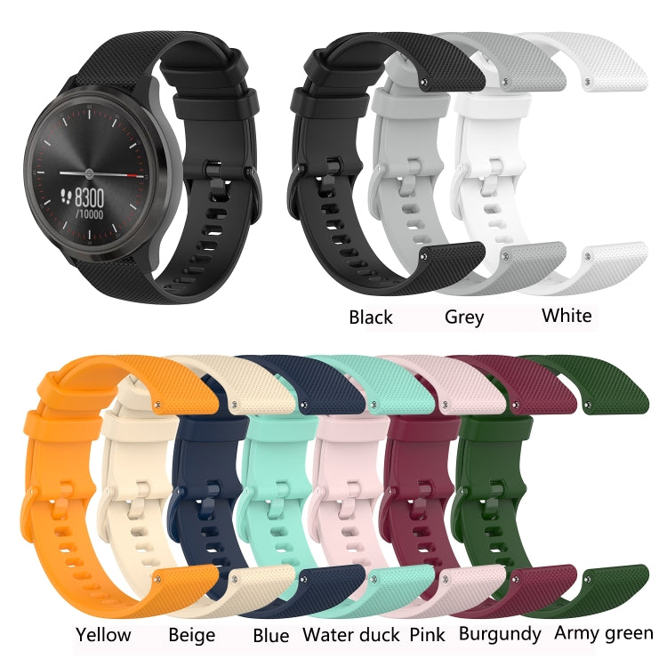 Checkered Silicone Strap, For Huawei Watch GT3 42mm, For Huawei Watch GT2 42mm