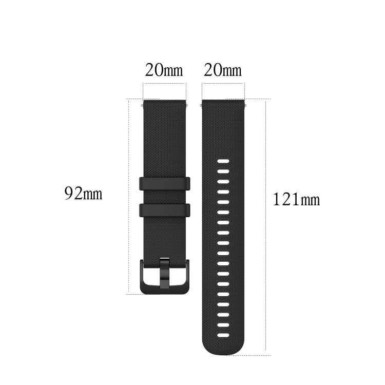 Checkered Silicone Strap, For Huawei Watch GT3 42mm, For Huawei Watch GT2 42mm