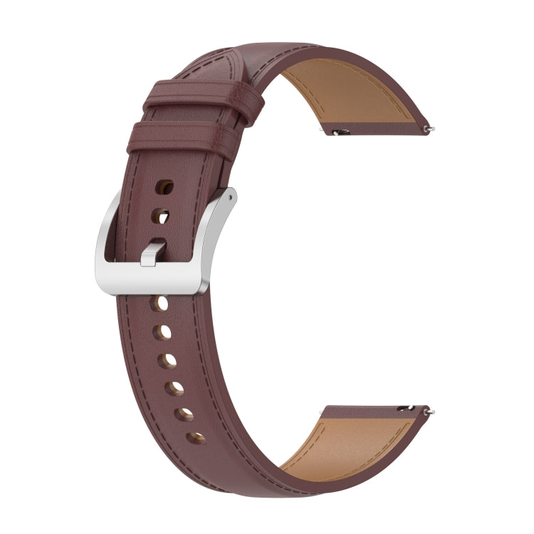 Calf Texture Sewing Thread Watchband, For Huawei Watch GT2 46mm