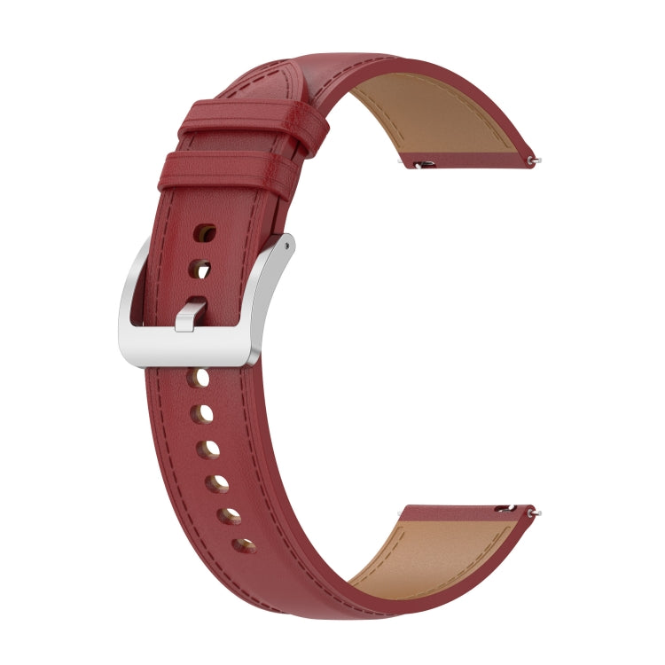 Calf Texture Sewing Thread Watchband, For Huawei Watch GT2 46mm