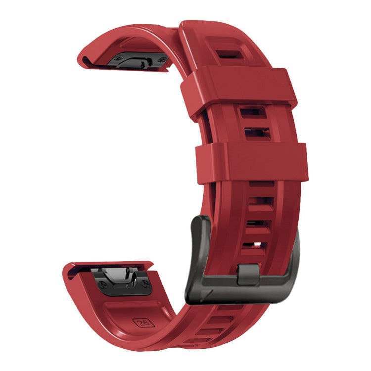 26mm Silicone Sport Pure Color Strap, For Garmin Fenix 6X Pro