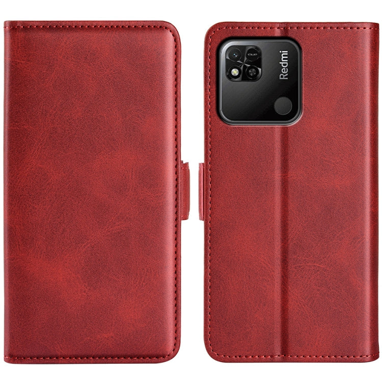 For Xiaomi Redmi 10A Dual-side Magnetic Buckle Leather Phone Case, For Xiaomi Redmi 10A