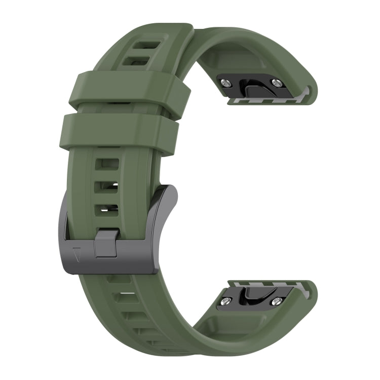 20mm Silicone Solid Color Watch Band, For Garmin Fenix 6S Pro
