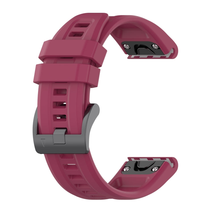 20mm Silicone Solid Color Watch Band, For Garmin Fenix 6S Pro