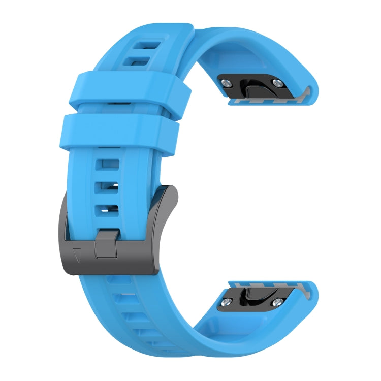 20mm Silicone Solid Color Watch Band, For Garmin Fenix 6S Pro