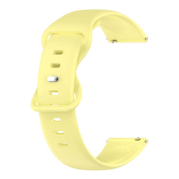 20mm Solid Color Silicone Watch Band, For Garmin Venu 2 Plus, For Garmin Move Sport