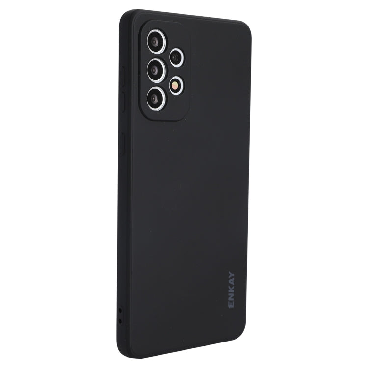 For Samsung Galaxy A73 5G ENKAY Liquid Silicone Soft Shockproof Phone Case, For Samsung Galaxy A73 5G