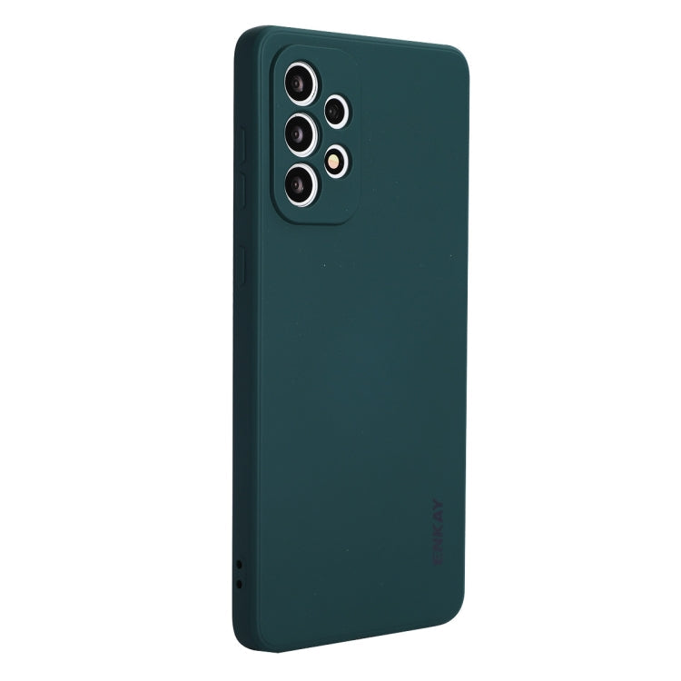 For Samsung Galaxy A73 5G ENKAY Liquid Silicone Soft Shockproof Phone Case, For Samsung Galaxy A73 5G