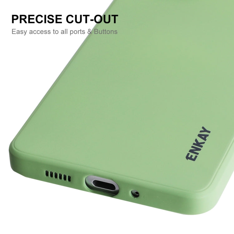 For Samsung Galaxy A73 5G ENKAY Liquid Silicone Soft Shockproof Phone Case, For Samsung Galaxy A73 5G