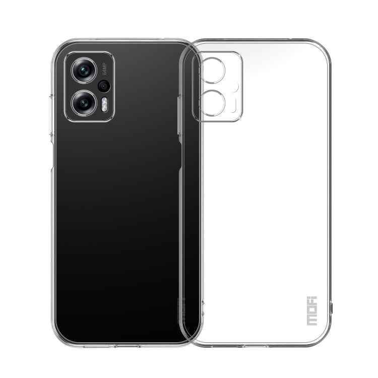 MOFI Ming Series Ultra-thin TPU Phone Case, For Xiaomi Redmi 10 Prime 2022, For Xiaomi Redmi 10 Power / 10C, For Xiaomi Redmi Note 11T SE / Note 10 5G, For Xiaomi Redmi Note 11T Pro 5G / Note 11T Pro+