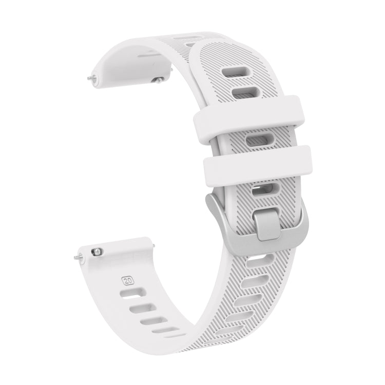 20mm Silicone Twill Watch Band, For Samsung Gear S2 Classic
