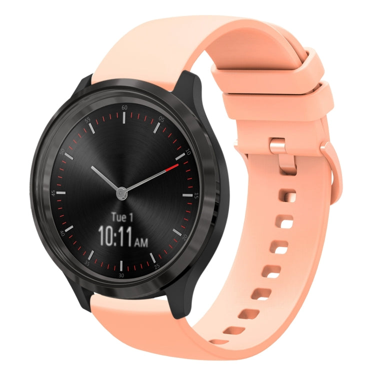 20mm Solid Color Soft Silicone Watch Band, For Garminmove 3, For Garmin VivoMove Luxe