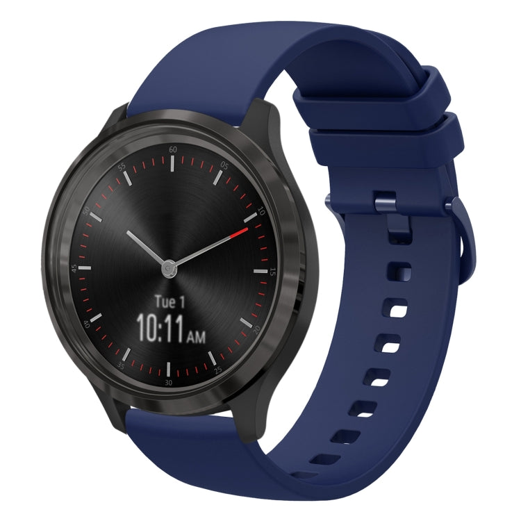 20mm Solid Color Soft Silicone Watch Band, For Garminmove 3, For Garmin VivoMove Luxe